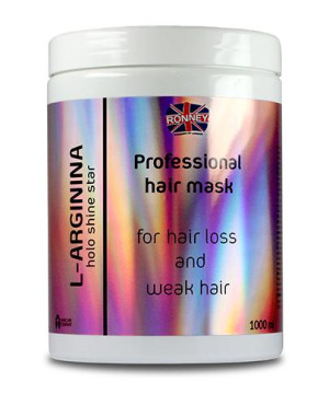 Ronney HoLo Shine Star L-Arginina Mask Maska przeciw wypadaniu włosów, 1000 ml