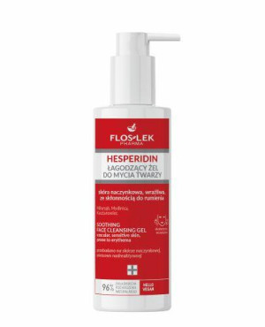 FLOS LEK HESPERIDIN Łagodzący żel do mycia twarzy, 175 ml