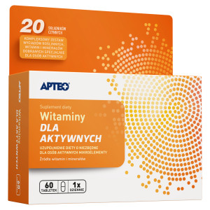 Apteo, Witaminy Dla Aktywnych, tabletki, 60 sztuk