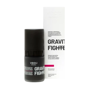 Veoli Botanica Gravity Fighter Napinająco-odmładzające serum pod oczy i na powieki z kompleksem peptydów 5%, komórkami macierzystymi 3% i DMAE, 15 ml