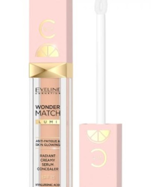 EVELINE Wonder Match Lumi Luksusowy korektor rozświetlający do twarzy z SPF 15, Nr 20, 6.8 ml