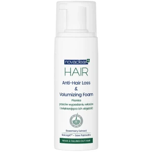 Novaclear Hair, pianka przeciw wypadaniu włosów i zwiększająca ich objętość, 150 ml