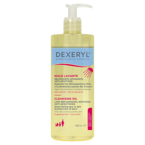 Dexeryl Dermokosmetyczny olejek do mycia, uzupełniający lipidy, łagodzący, przeciw drapaniu, 500 ml
