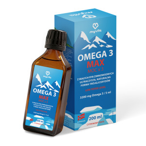 MyVita, Omega 3 Max w płynie, 200 ml