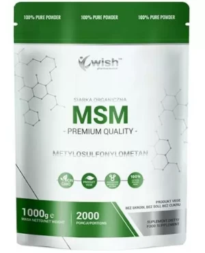 Wish MSM Siarka Organiczna proszek 1000 g