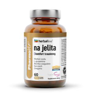 Herbaline, Na jelita, komfort trawienny, kapsułki, 60 sztuk