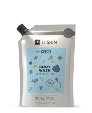 HISKIN Kids Body Wash Blueberry Jam BLUE doypack, 700 ml