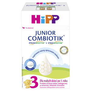 Hipp Junior Combiotik 3, dla małych dzieci po 1. roku, 550 g