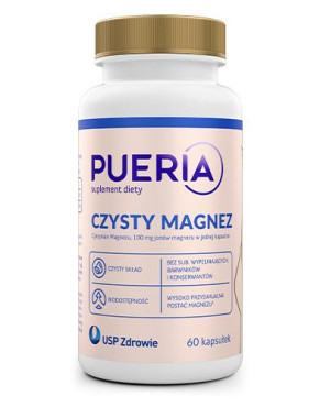 Pueria Czysty Magnez, kapsułki, 60 sztuk