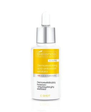 Bielenda, C-SHOT Dermorewitalizujący kwasowo-antyoksydacyjny eksfoliator 10% GLOW PEEL, 30 ml