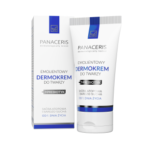 Panaceris, Emolientowy Dermokrem do twarzy, 50 ml