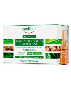 Equlibra Tricologica Wzmacniające ampułki przeciw wypadaniu włosów, 10 x 8 ml