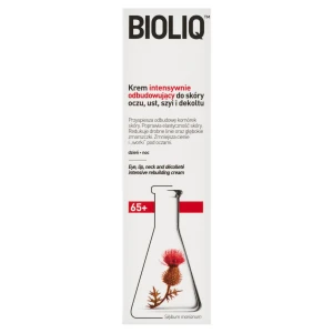 Bioliq 65+ Krem intensywnie odbudowujący do skóry oczu, ust, szyi i dekoltu - 30 ml - cena, opinie, właściwości
