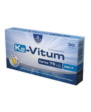 OLEOFARM K2-Vitum forte 75 µg MK-7, 30 kapsułek