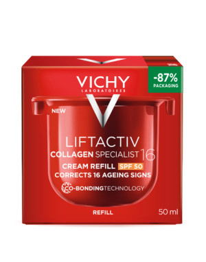 Vichy, Liftactiv Collagen Specialist 16, krem przeciwzmarszczkowy z SPF 50, wkład uzupełniający, 50 ml