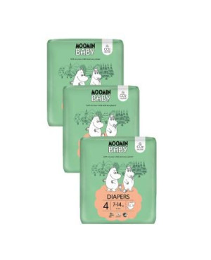 Moomin Baby 4 Maxi pieluszki 7-14 kg, 126 sztuk