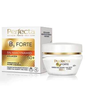 Perfecta B3 Forte Przeciwzmarszczkowy krem na dzień i na noc 50+, 50 ml
