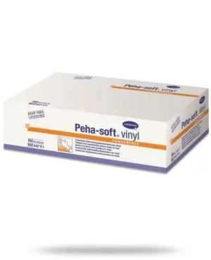 Hartmann Peha-Soft Vinyl rękawice winylowe bezpudrowane niejałowe rozmiar L 100 sztuk