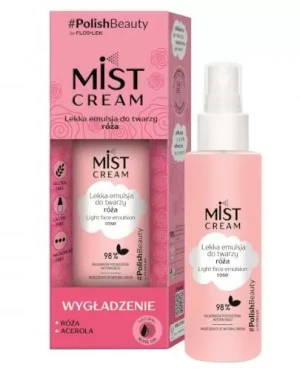 Flos-Lek Mist Cream lekka emulsja do twarzy róża 110 ml