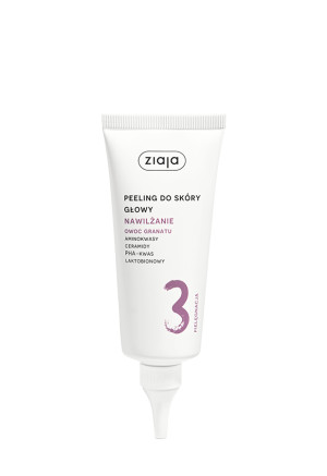 Ziaja Nawilżanie Owoc Granatu, Peeling do skóry głowy, 100 ml