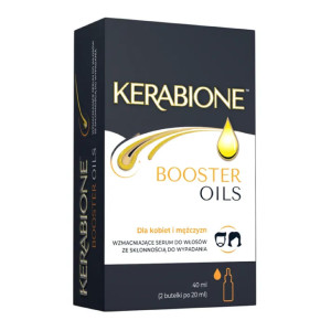 Kerabione Booster Oils Serum do włosów wzmacniające ze skłonnością do wypadania, 2 x 20 ml