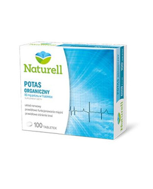 Naturell Potas organiczny, tabletki, 100 sztuk