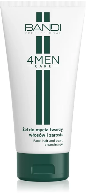 BANDI 4Men Care, Żel do mycia twarzy, włosów i zarostu, 150 ml