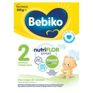 BEBIKO 2 Mleko modyfikowane następne dla niemowląt, 350 g