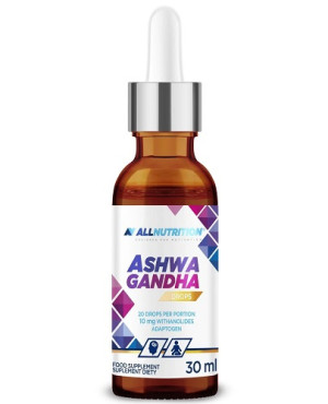 Allnutrition, Ashwagandha, krople, 30 ml