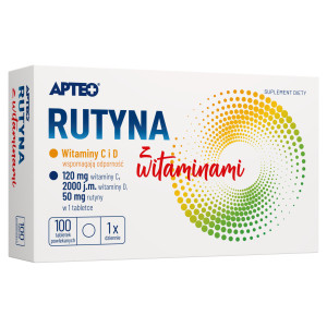 Apteo Rutyna z Witaminą C 100 tabletek
