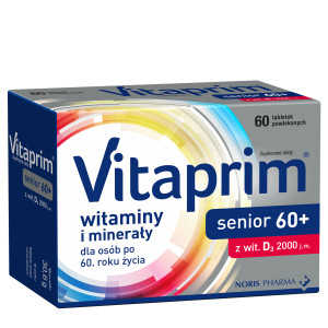 Noris Pharma, Vitaprim Senior, tabletki powlekane, 60 sztuk