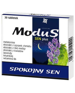 Modus sen plus - 30 tabl. - cena, opinie, stosowanie