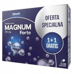 Zdrovit Magnum Forte, kapsułki, 2 x 30 kapsułek