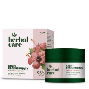 Herbal Care Regenerujący krem niacynamid z hibiskusem, 50 ml