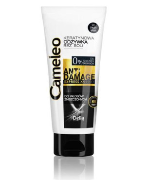 Cameleo Anti Damage Express, Odżywka keratynowa do włosów zniszczonych, 200 ml