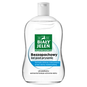 Biały Jeleń, Żel pod prysznic bezzapachowy Hipoalergiczny, 500 ml