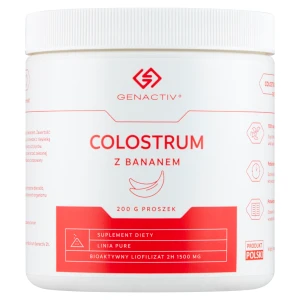 Genactiv, Colostrum z bananem, proszek, 200 g