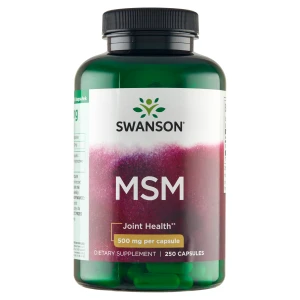 SWANSON MSM 500 mg, kapsułki, 250 sztuk