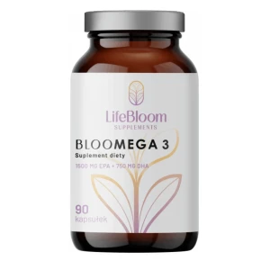 Lifebloom, BlooMega 3, kapsułki, 90 sztuk