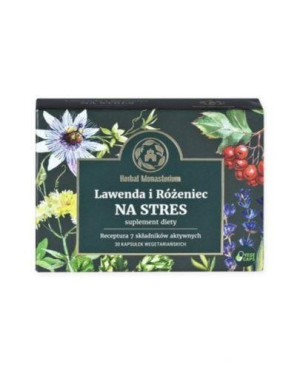 Lawenda i Różeniec na stres, 30 kapsułek