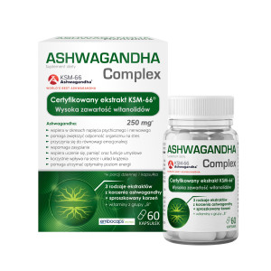 Ashwagandha Complex, kapsułki, 60 sztuk