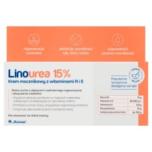LINOUREA 15% A+E Krem mocznikowy, 50 g
