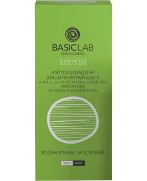 Basiclab, antyoksydacyjne serum wyrównujące z witaminą C 15% Rozświetlenie i Wyciszenie, 30 ml
