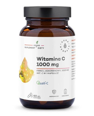 Aura Herbals Witamina C 1000 mg kwas l-askorbinowy, 60 kapsułek