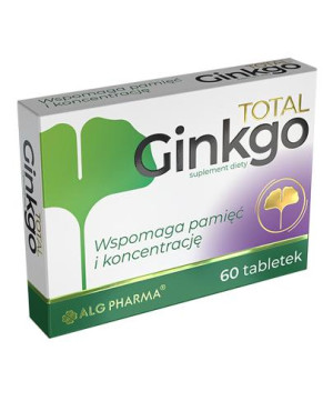 Alg Pharma Ginko Total - 60 tabl. Na pamięć i koncentrację - cena, opinie, stosowanie