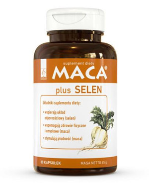 A-Z Maca Plus Selen, kapsułki, 80 sztuk