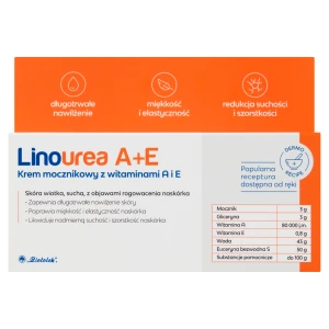 LINOUREA A+E Krem mocznikowy z witaminami A i E - 50 g