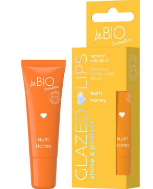 BeBio Glazed Lips, Olejek do ust Nutrii Honey, 10 ml