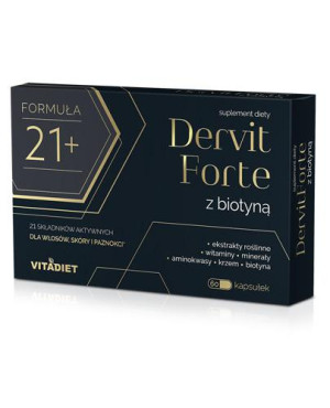 VITADIET Dervit forte z biotyną - 60 kaps.