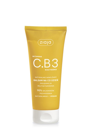 Ziaja Witamina C.B3 Niacynamid Naturalnie Nawilżamy Balsam do ciała na co dzień, 200 ml